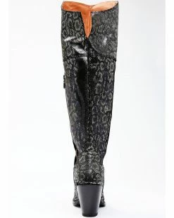 Dan Post Women's Black Snake Print Western Boots - Snip Toe 13 Dan Post Women's Black Snake Print Western Boots - Snip Toe -Dan Post Shop 2000340406 040 P5