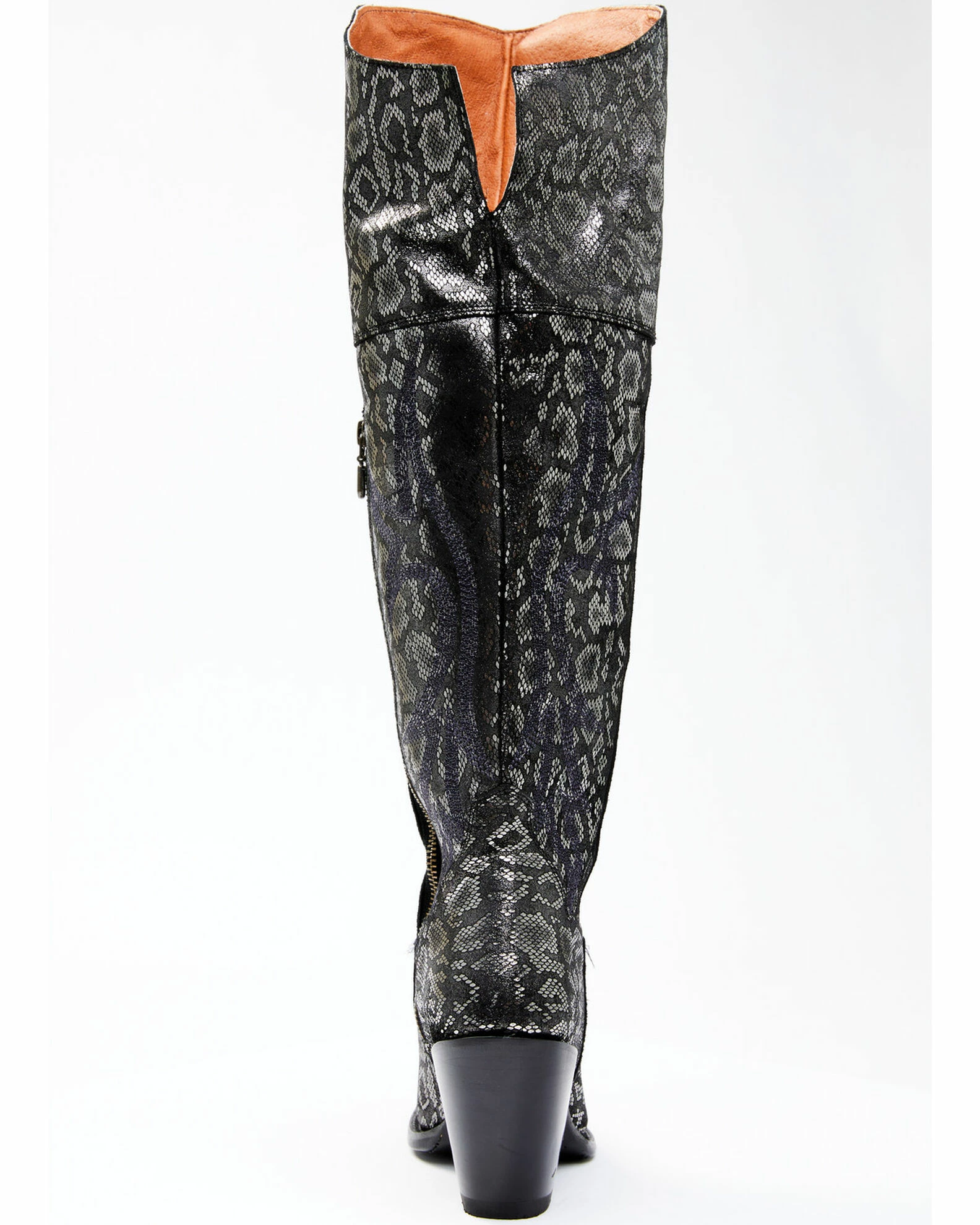 Dan Post Women's Black Snake Print Western Boots - Snip Toe 7 Dan Post Women's Black Snake Print Western Boots - Snip Toe - Image 5