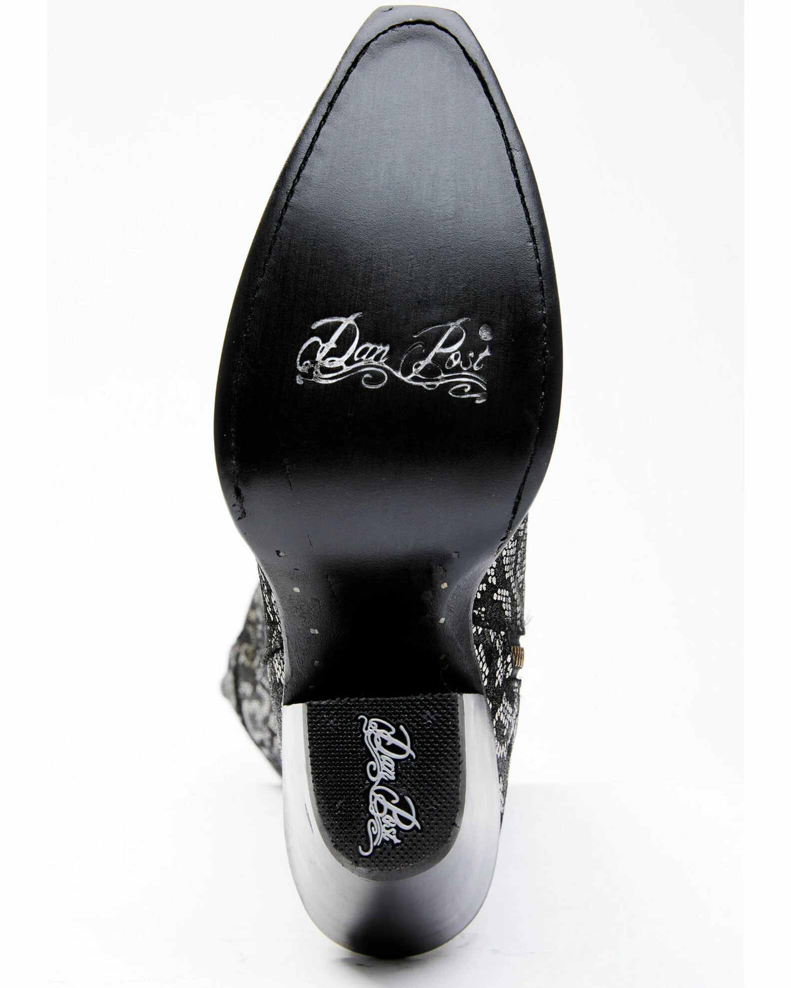 Dan Post Women's Black Snake Print Western Boots - Snip Toe 9 Dan Post Women's Black Snake Print Western Boots - Snip Toe - Image 7