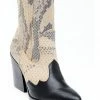 Dan Post Women's Snake Print Fashion Booties - Snip Toe -Dan Post Shop 2000340408 001 P1