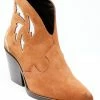 Dan Post Women's Embroidered Inlay Suede Fashion Booties - Pointed Toe 2 Dan Post Women's Embroidered Inlay Suede Fashion Booties - Pointed Toe -Dan Post Shop 2000340412 280 P1