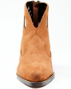 Dan Post Women's Embroidered Inlay Suede Fashion Booties - Pointed Toe -Dan Post Shop 2000340412 280 P3