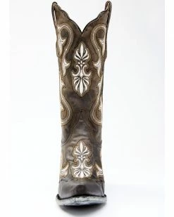 Dan Post Women's Grey Embroidery Western Boots - Snip Toe 11 Dan Post Women's Grey Embroidery Western Boots - Snip Toe -Dan Post Shop 2000340416 020 P3
