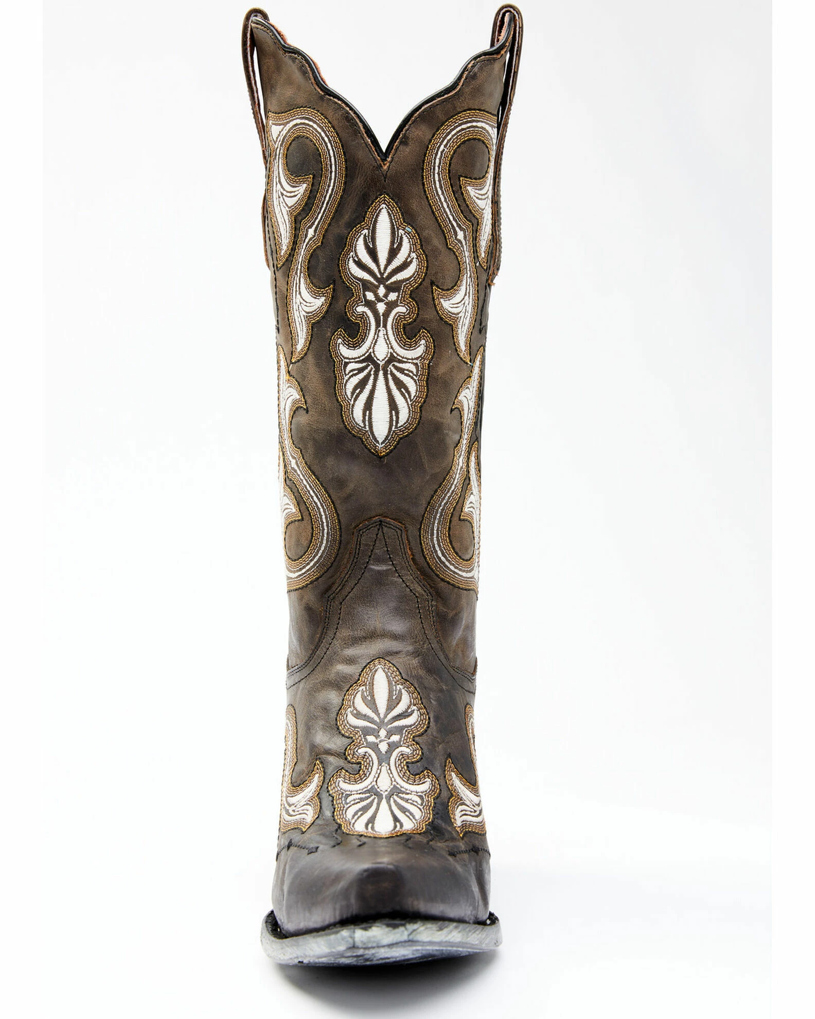 Dan Post Women's Grey Embroidery Western Boots - Snip Toe 5 Dan Post Women's Grey Embroidery Western Boots - Snip Toe - Image 3