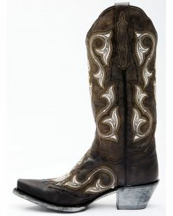 Dan Post Women's Grey Embroidery Western Boots - Snip Toe 12 Dan Post Women's Grey Embroidery Western Boots - Snip Toe -Dan Post Shop 2000340416 020 P4