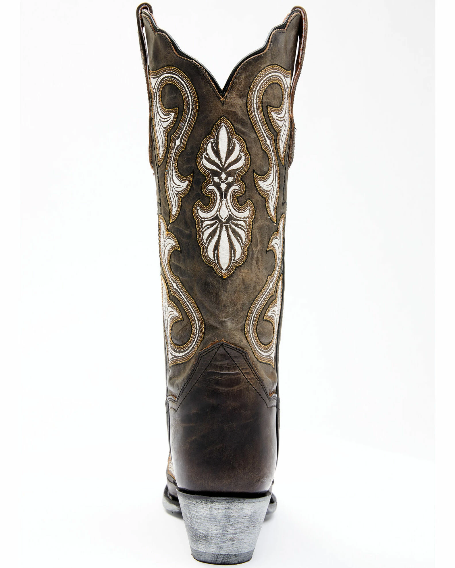 Dan Post Women's Grey Embroidery Western Boots - Snip Toe 7 Dan Post Women's Grey Embroidery Western Boots - Snip Toe - Image 5