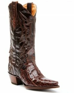 Dan Post Women's Exotic Crocodile Leather Western Boots - Snip Toe