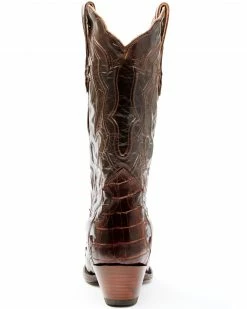 Dan Post Women's Exotic Crocodile Leather Western Boots - Snip Toe -Dan Post Shop 2000340417 200 P5