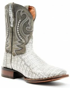 Dan Post Men's Charcoal Exotic Caiman Belly Western Boots - Wide Square Toe Cream 17 Dan Post Men's Charcoal Exotic Caiman Belly Western Boots - Wide Square Toe Cream -Dan Post Shop 2000344181 110 P1 1