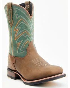 Dan Post Men's Arrowhead Western Boots - Broad Square Toe