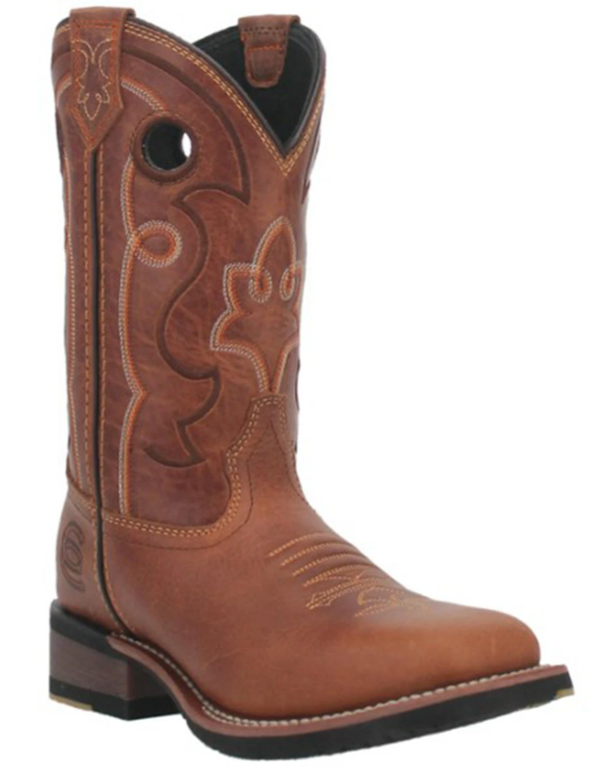 Dan Post Women's Jesse Brown Performance Leather Western Boot - Wide Square Toe 4 Dan Post Women's Jesse Brown Performance Leather Western Boot - Wide Square Toe - Image 2