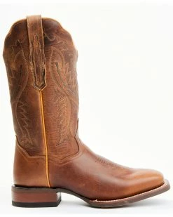 Alternative view of Dan Post Women's Embroidered Western Boots - Broad Square Toe Brown