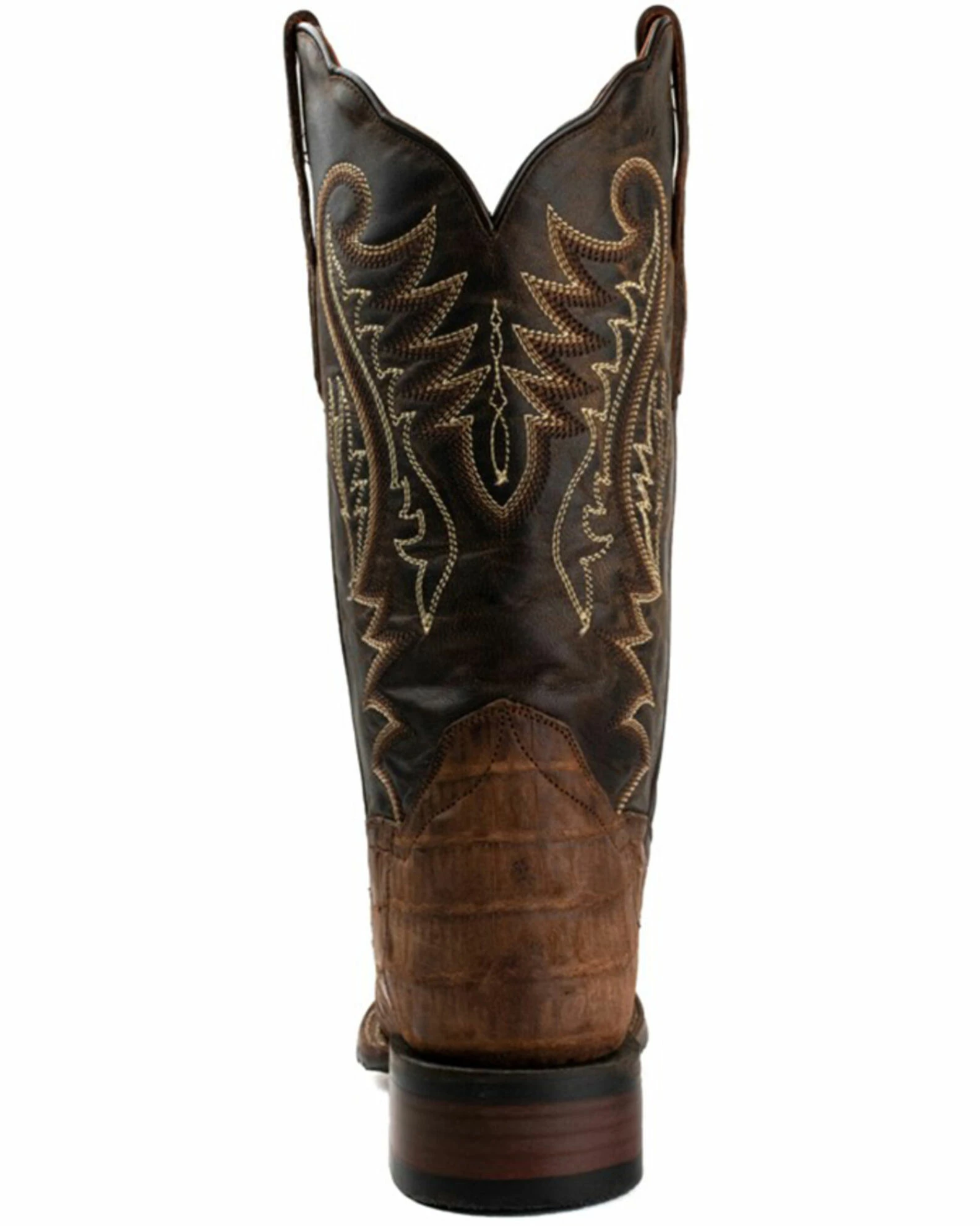 Dan Post Women's Exotic Caiman Skin Western Boots - Square Toe 7 Dan Post Women's Exotic Caiman Skin Western Boots - Square Toe - Image 5