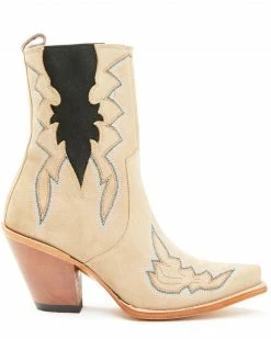 Alternative view of Dan Post Women's Sand Suede Fashion Booties - Pointed Toe Tan