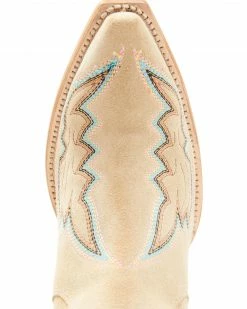 Dan Post Women's Sand Suede Fashion Booties - Pointed Toe Tan -Dan Post Shop 2000344636 280 P6