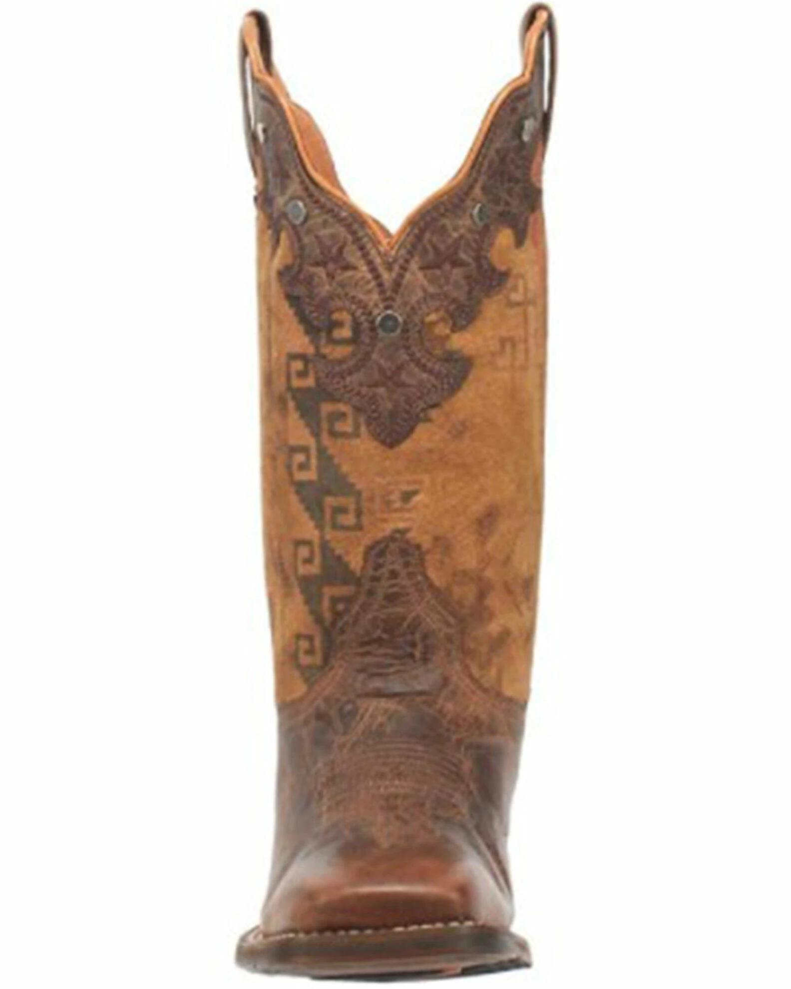 Dan Post Women's Tan Dozi Premium Leather Western Boot - Square Toe 5 Dan Post Women's Tan Dozi Premium Leather Western Boot - Square Toe - Image 3