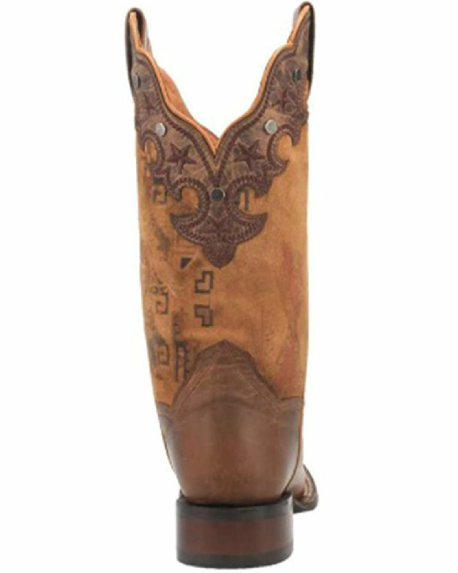 Dan Post Women's Tan Dozi Premium Leather Western Boot - Square Toe 6 Dan Post Women's Tan Dozi Premium Leather Western Boot - Square Toe - Image 4
