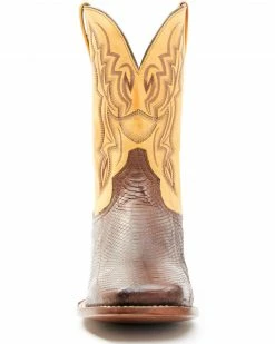 Dan Post Men's Exotic Snake Western Boots - Wide Square Toe Brown -Dan Post Shop 2000349210 200 P4