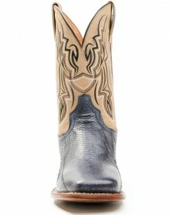 Dan Post Men's Exotic Snake Skin Western Boots - Broad Square Toe Brown -Dan Post Shop 2000349211 200 P4