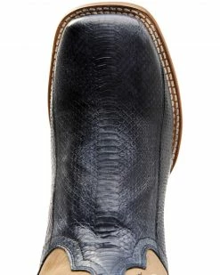 Dan Post Men's Exotic Snake Skin Western Boots - Broad Square Toe Brown -Dan Post Shop 2000349211 200 P6