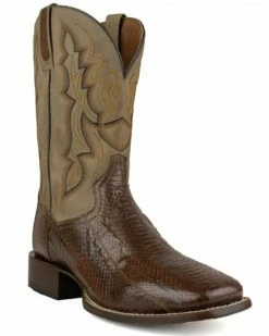 Dan Post Men's Exotic Snake Skin Western Boots - Snip Toe