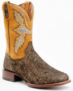 Dan Post Men's Exotic Huachinago Fish Western Boots - Broad Square Toe