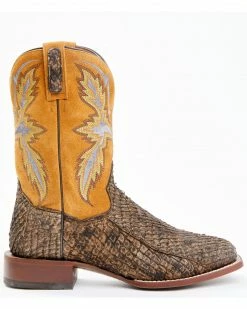 Alternative view of Dan Post Men's Exotic Huachinago Fish Western Boots - Broad Square Toe