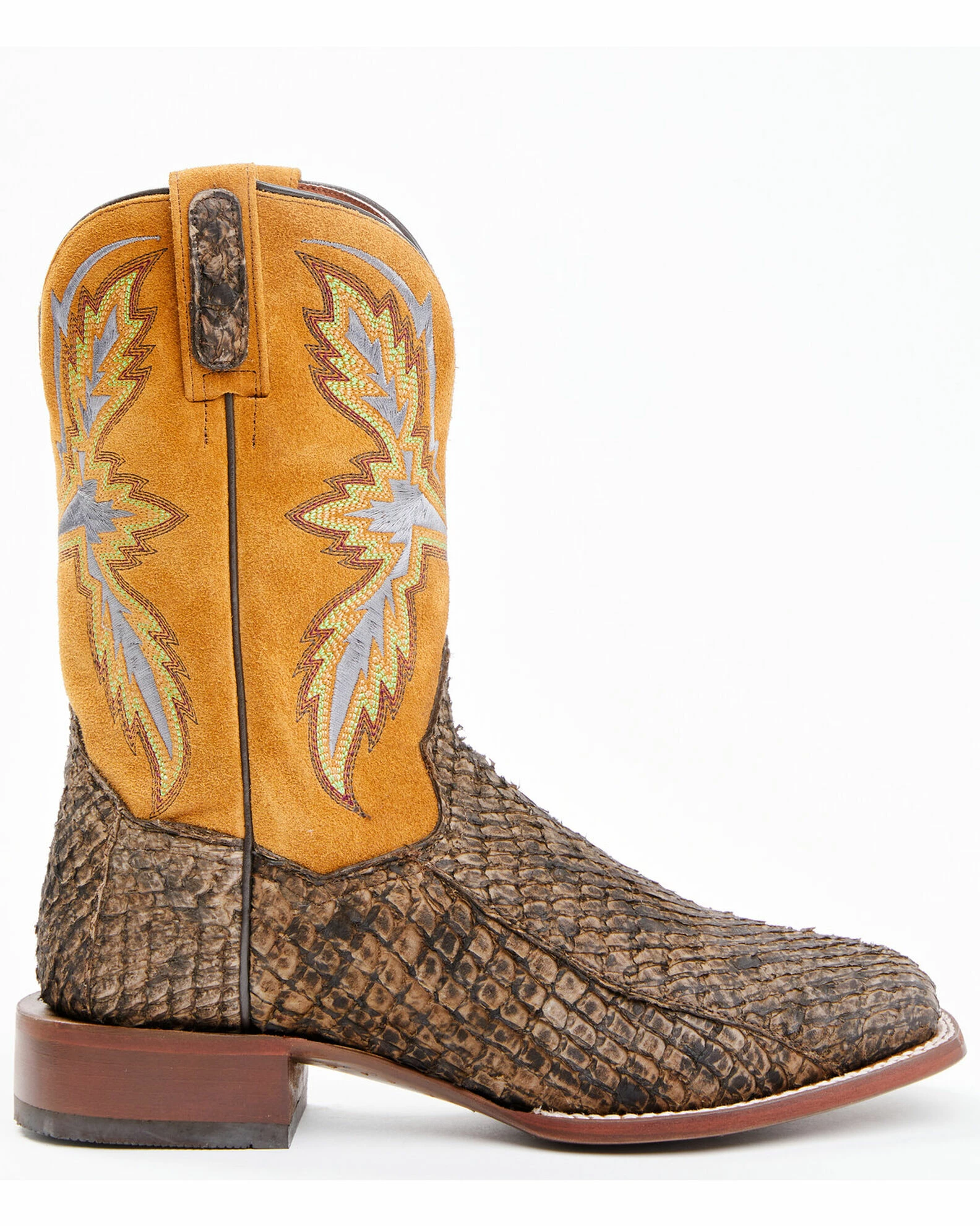 Dan Post Men's Exotic Huachinago Fish Western Boots - Broad Square Toe 4 Dan Post Men's Exotic Huachinago Fish Western Boots - Broad Square Toe - Image 2