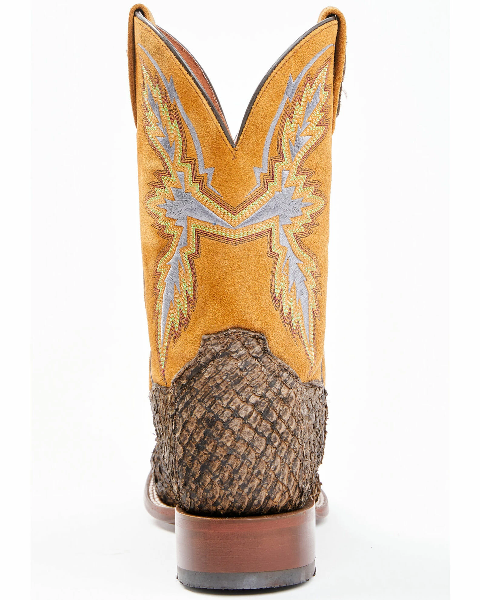 Dan Post Men's Exotic Huachinago Fish Western Boots - Broad Square Toe 7 Dan Post Men's Exotic Huachinago Fish Western Boots - Broad Square Toe - Image 5