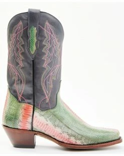 Alternative view of Dan Post Women's Exotic Watersnake Skin Western Boots - Wide Square Toe