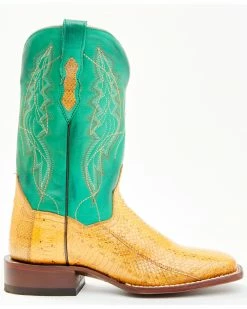 Alternative view of Dan Post Women's Exotic Watersnake Skin Western Boots - Wide Square Toe