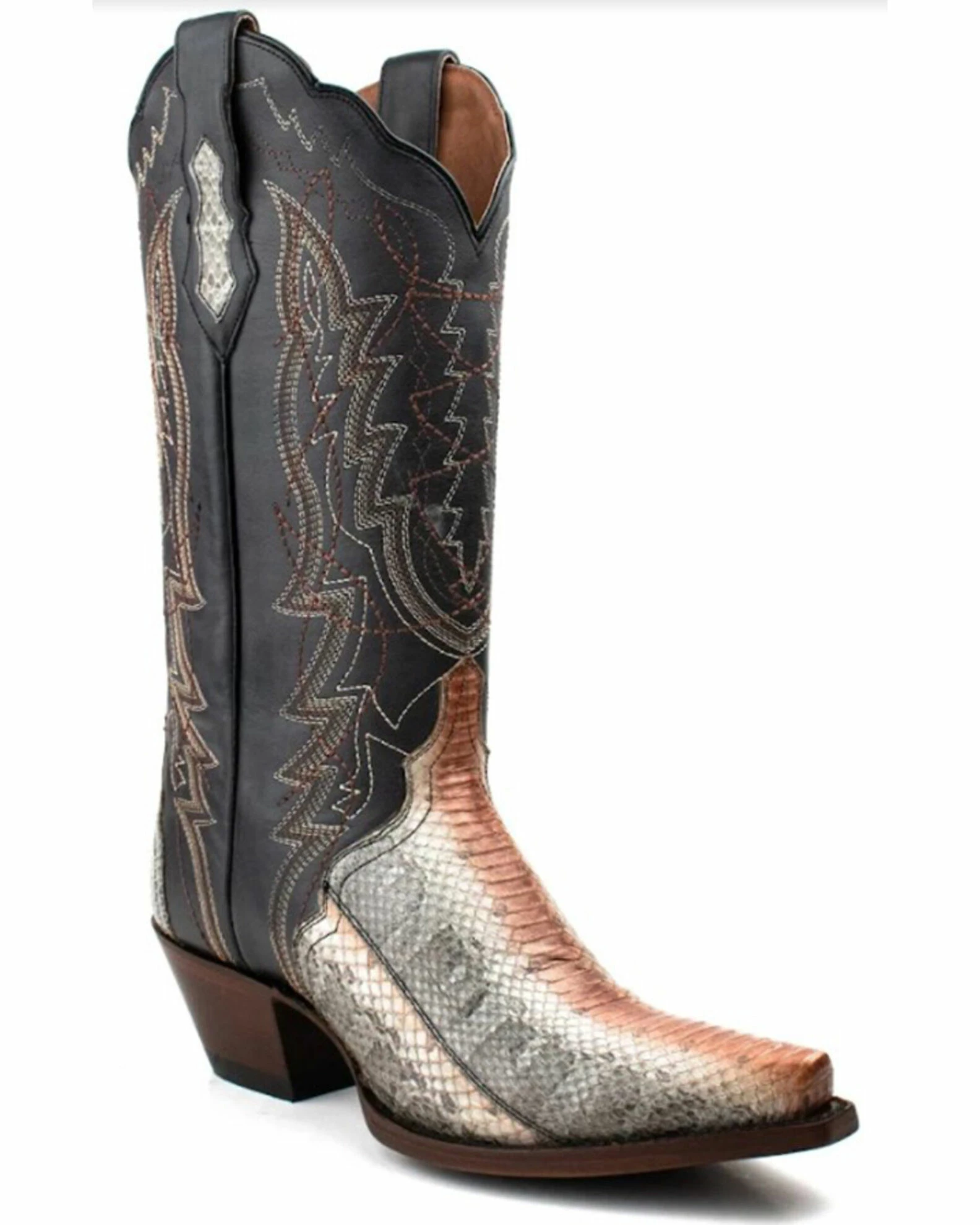 Dan Post Women's Zacatecas Exotic Watersnake Western Boots - Snip Toe 3 Dan Post Women's Zacatecas Exotic Watersnake Western Boots - Snip Toe