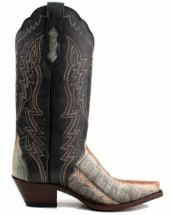 Alternative view of Dan Post Women's Zacatecas Exotic Watersnake Western Boots - Snip Toe
