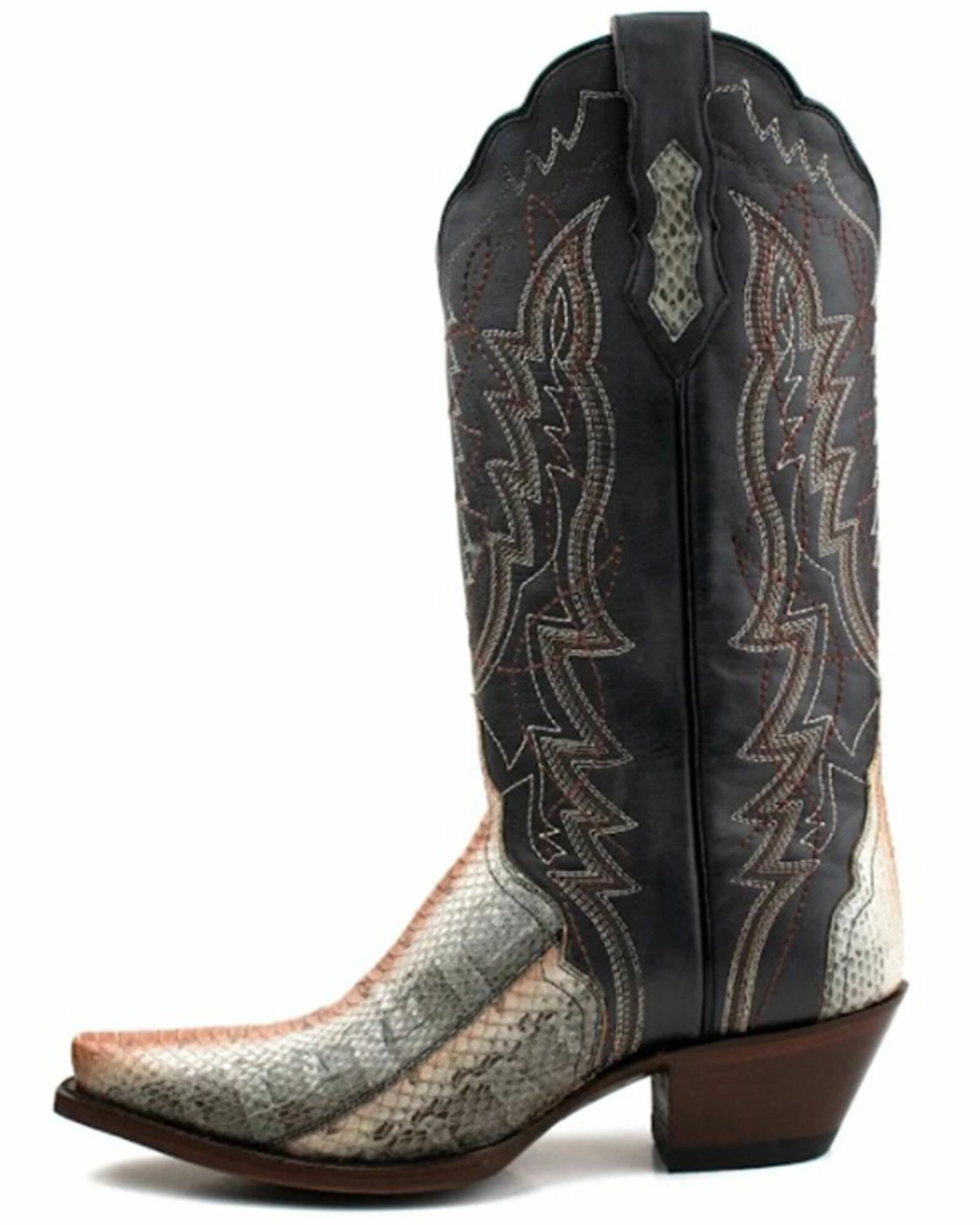 Dan Post Women's Zacatecas Exotic Watersnake Western Boots - Snip Toe 5 Dan Post Women's Zacatecas Exotic Watersnake Western Boots - Snip Toe - Image 3