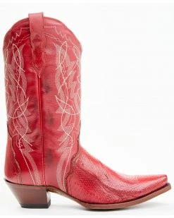 Alternative view of Dan Post Women's Zacatecas Exotic Watersnake Western Boots - Snip Toe