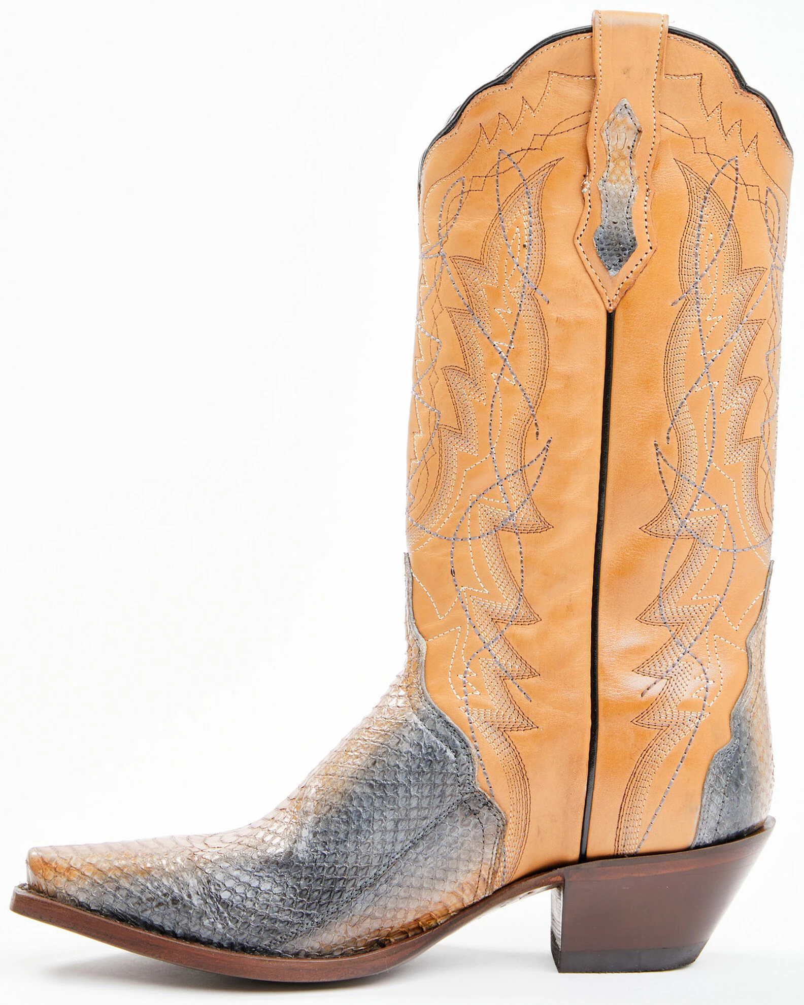 Dan Post Women's Zacatecas Exotic Watersnake Western Boots - Snip Toe 5 Dan Post Women's Zacatecas Exotic Watersnake Western Boots - Snip Toe - Image 3