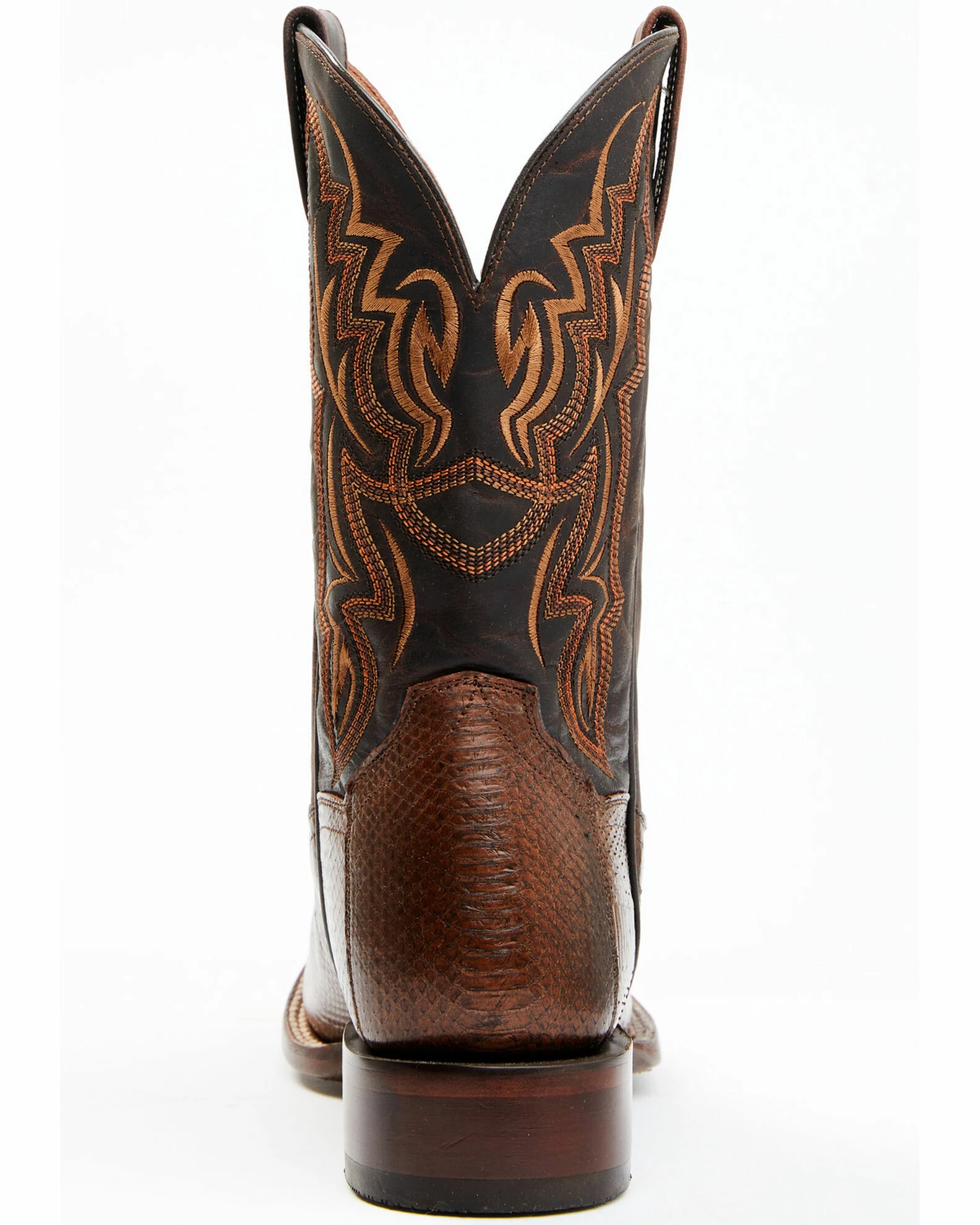 Dan Post Men's Cognac Exotic Water Snake Western Boots - Broad Square Toe 7 Dan Post Men's Cognac Exotic Water Snake Western Boots - Broad Square Toe - Image 5