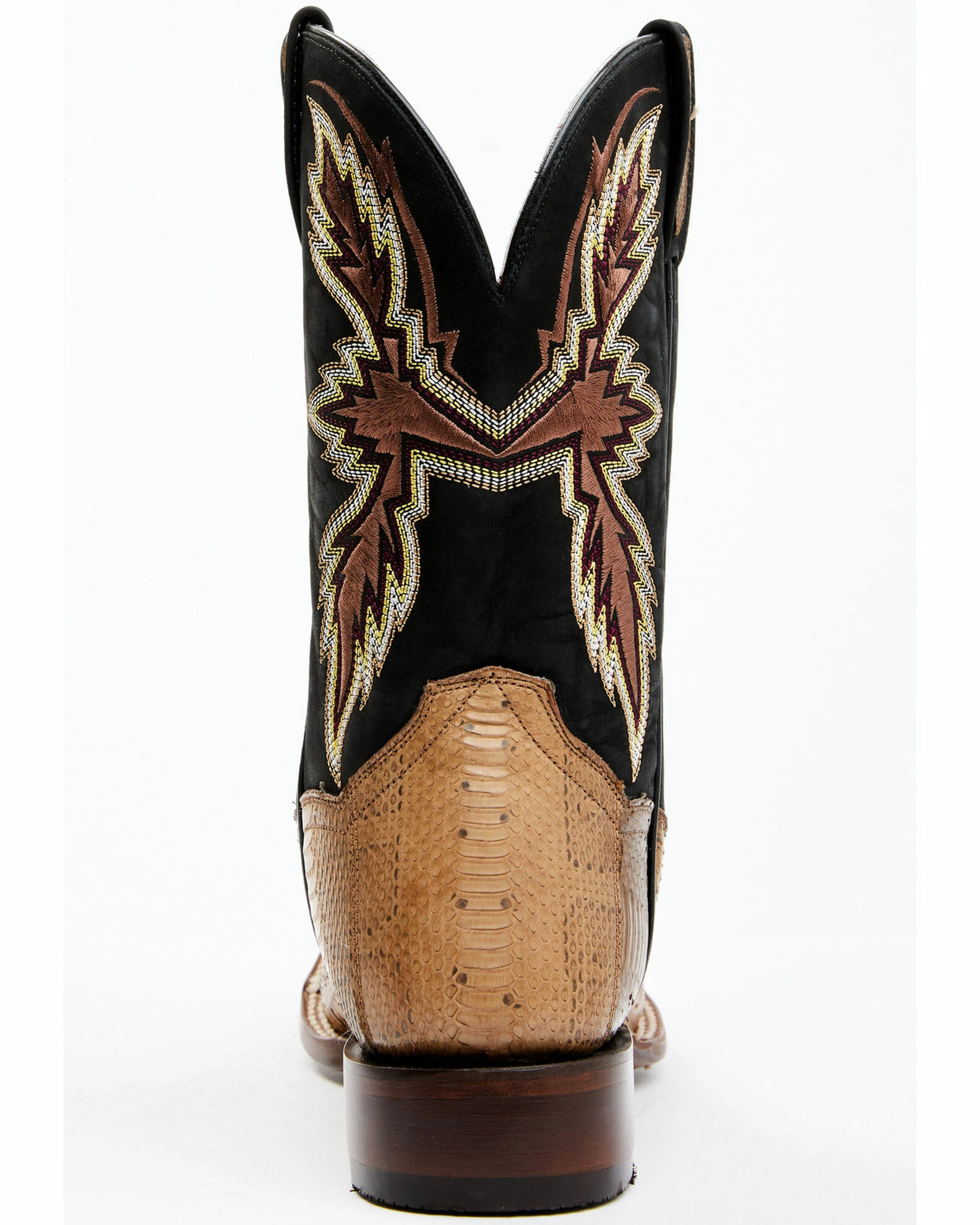 Dan Post Men's Taupe Water Snake Exotic Western Boots - Broad Square Toe 7 Dan Post Men's Taupe Water Snake Exotic Western Boots - Broad Square Toe - Image 5