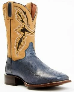 Dan Post Men's Exotic Water Snake Western Boots - Broad Square Toe
