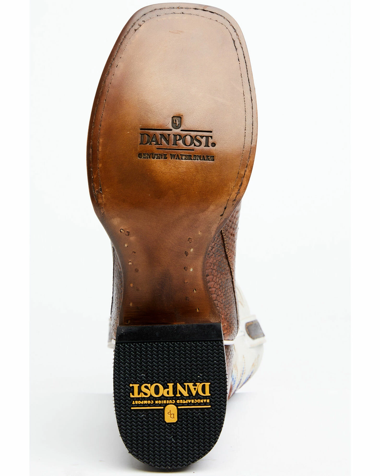Dan Post Men's Watersnake Western Boots - Broad Square Toe 9 Dan Post Men's Watersnake Western Boots - Broad Square Toe - Image 7