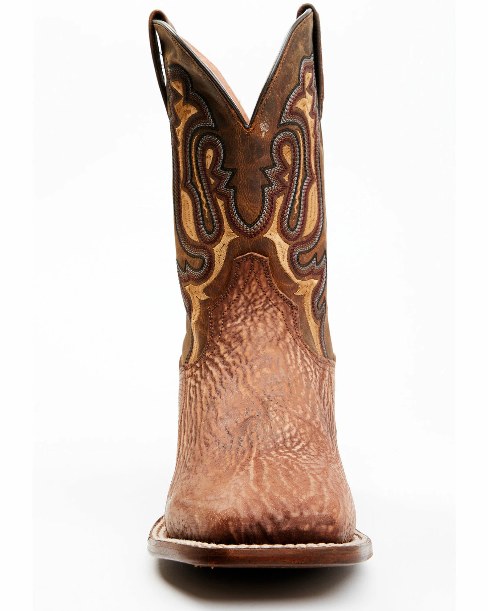 Dan Post Men's Shark Suede Coganc Exotic Western Boots - Broad Square Toe 6 Dan Post Men's Shark Suede Coganc Exotic Western Boots - Broad Square Toe - Image 4