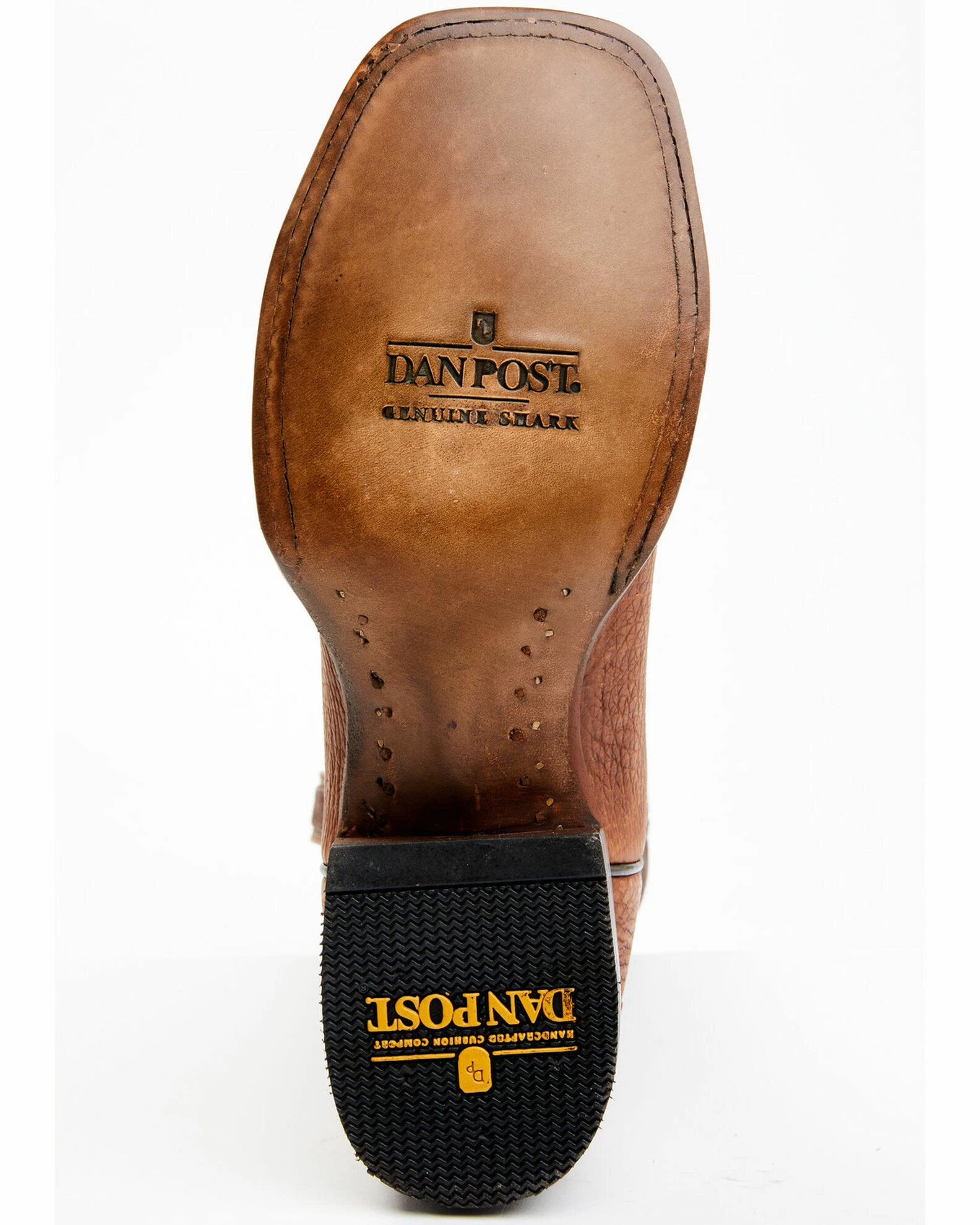 Dan Post Men's Shark Suede Coganc Exotic Western Boots - Broad Square Toe 9 Dan Post Men's Shark Suede Coganc Exotic Western Boots - Broad Square Toe - Image 7
