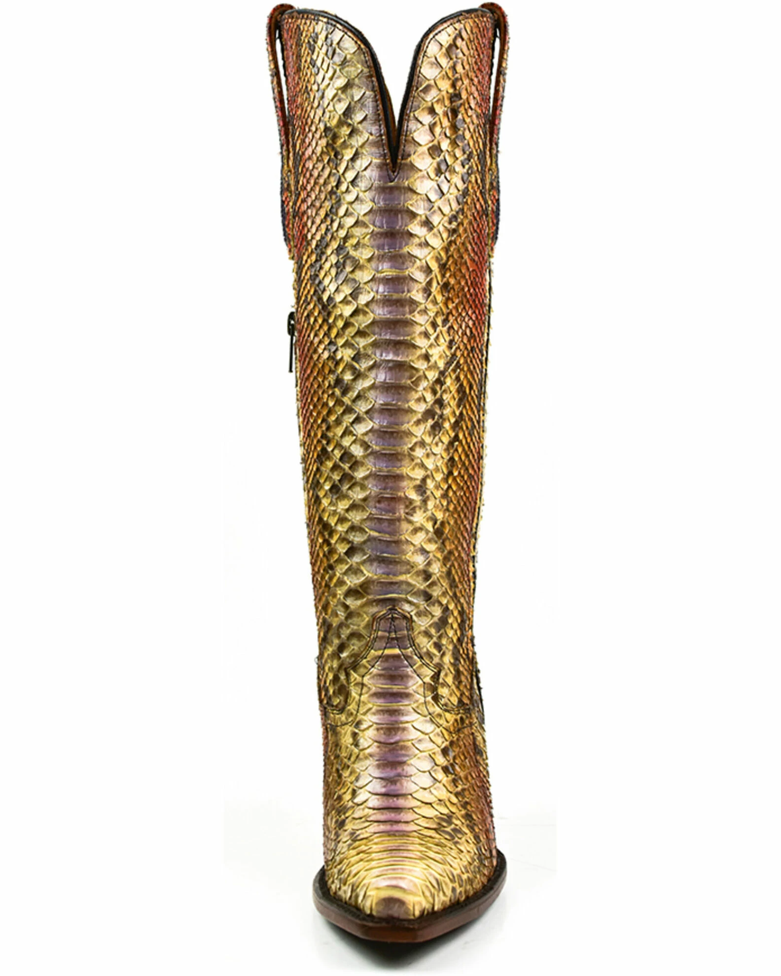 Dan Post Women's Lyla Python Exotic Western Boot - Snip Toe 6 Dan Post Women's Lyla Python Exotic Western Boot - Snip Toe - Image 4