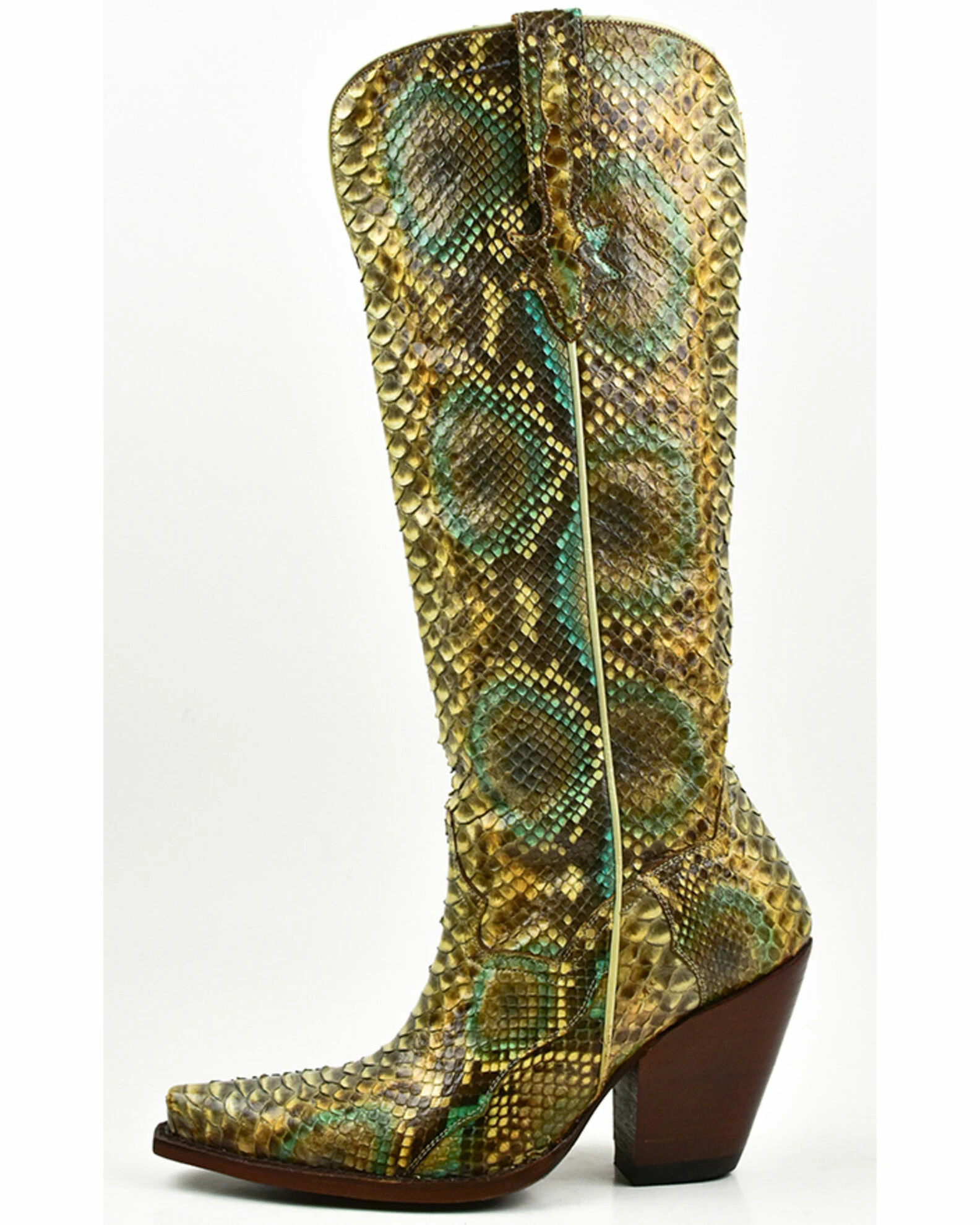 Dan Post Women's Lyla Python Exotic Western Boot - Snip Toe 5 Dan Post Women's Lyla Python Exotic Western Boot - Snip Toe - Image 3