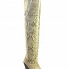 Dan Post Women's Natural Python Exotic Tall Western Boot - Snip Toe  -Dan Post Shop 2000358654 101 P1