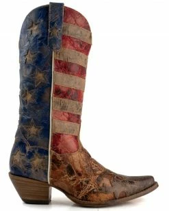 Alternative view of Dan Post Women's Stars & Stripes Western Boots - Snip Toe