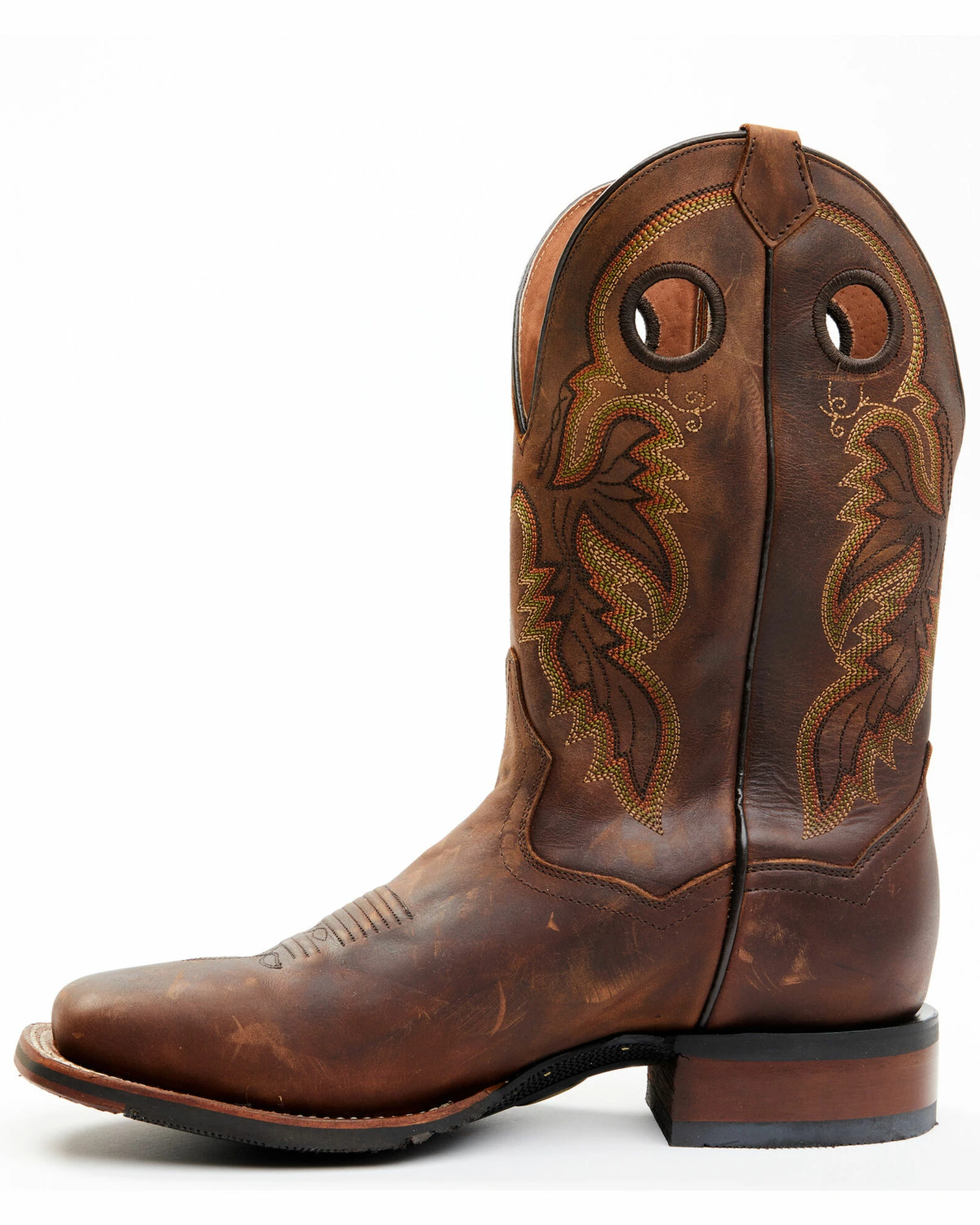 Dan Post Men's Leon Crazy Horse Performance Western Boot - Broad Square Toe 5 Dan Post Men's Leon Crazy Horse Performance Western Boot - Broad Square Toe - Image 3