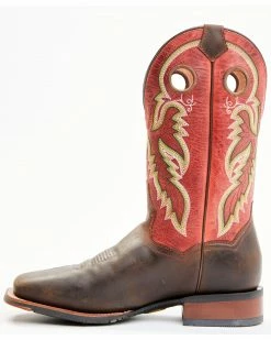 Dan Post Men's Leon Red Top Western Boots - Broad Square Toe -Dan Post Shop 2000360235 600 P3
