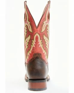 Dan Post Men's Leon Red Top Western Boots - Broad Square Toe -Dan Post Shop 2000360235 600 P5