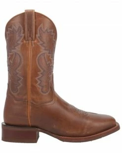Alternative view of Dan Post Men's Cogburn Tan Performance Leather Western Boot - Broad Square Toe 